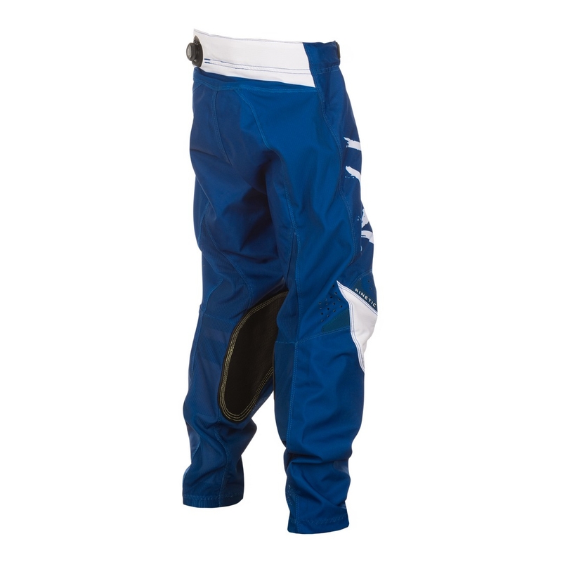 Pantaloni motocross per bambini FLY Racing Kinetic Stoke blu-bianco