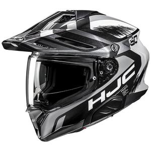 Casco moto enduro HJC RPHA 60 Quid MC5 grigio-nero-bianco