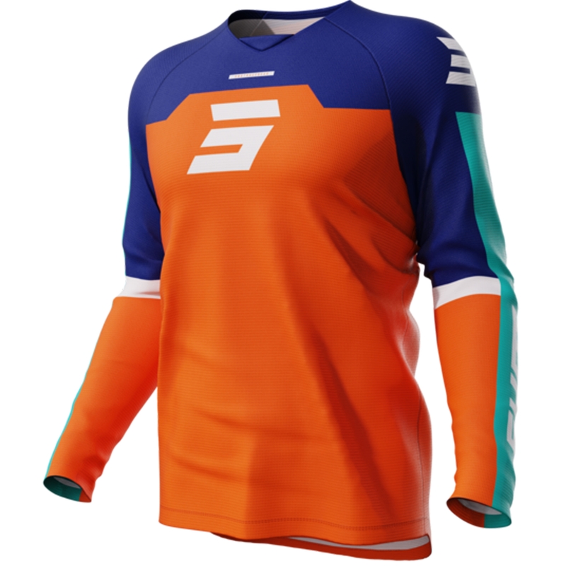 Maglia da motocross per bambini Shot Iron arancione Saldi