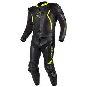 Tuta da uomo Tschul 535 nero-giallo fluo Saldi