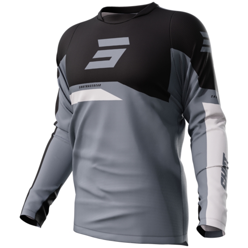 Maglia da motocross Shot Devo Star grigio Saldi
