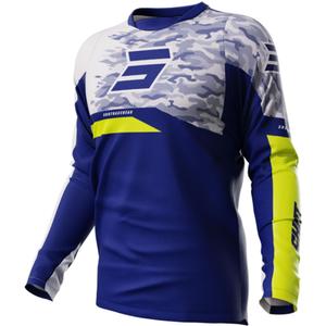 Maglia da motocross Shot Matrix blu Saldi