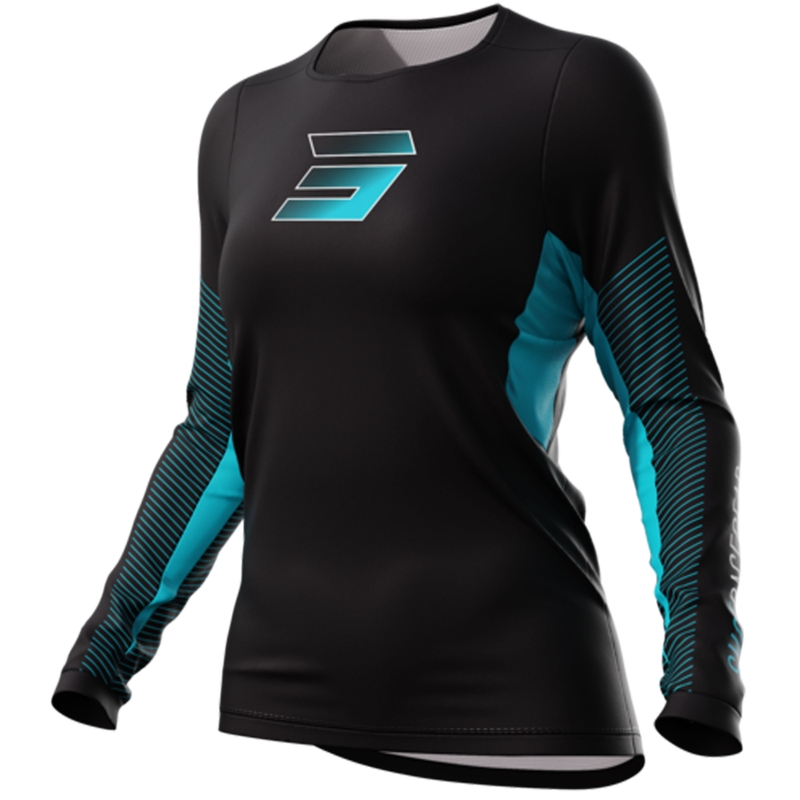 Maglia motocross donna Shot Venus blu Saldi