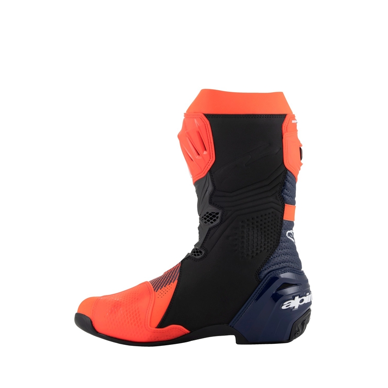 Stivali Moto Alpinestars Supertech R Vented Limited Edition MM93 Marc Marquez Fluo Rosso-Blu-Nero