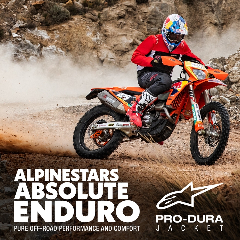 Giacca Alpinestars PRO-Dura nero-rosso-bianco