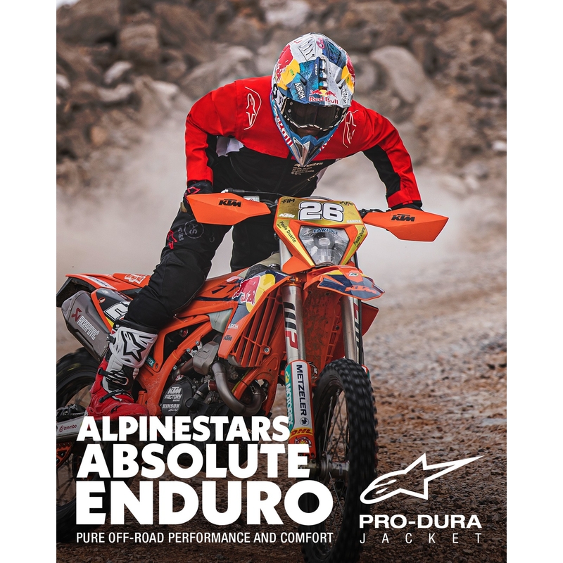 Giacca Alpinestars PRO-Dura nero-rosso-bianco