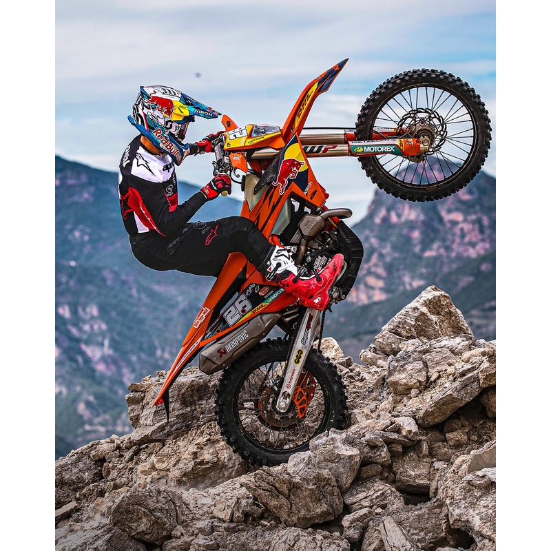 Maglia motocross Alpinestars PRO-Dura nero-rosso-bianco