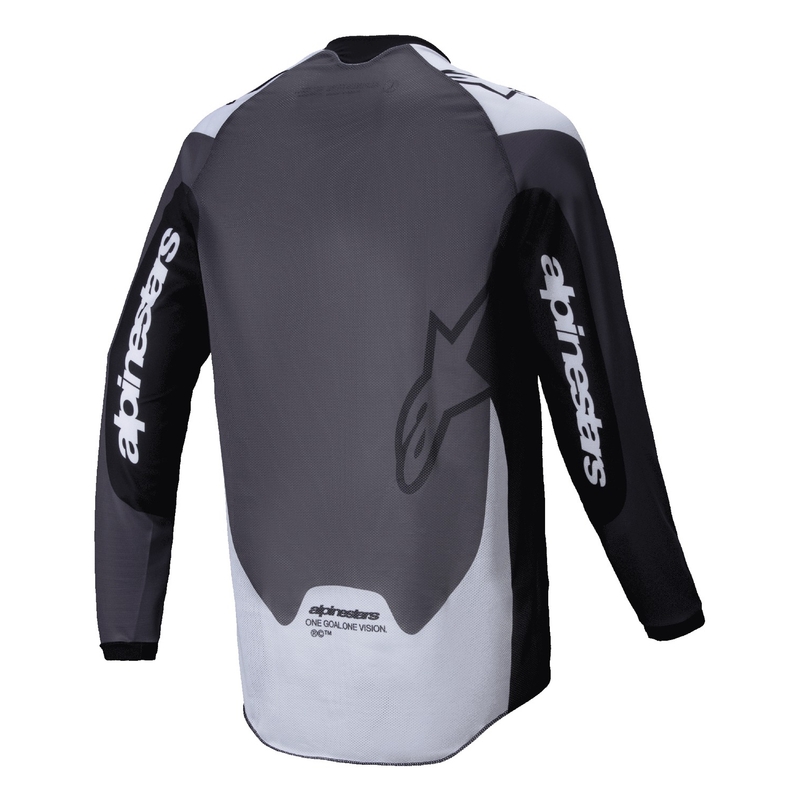 Maglia motocross Alpinestars PRO-Dura nero-bianca