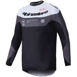 Maglia motocross Alpinestars PRO-Dura nero-bianca