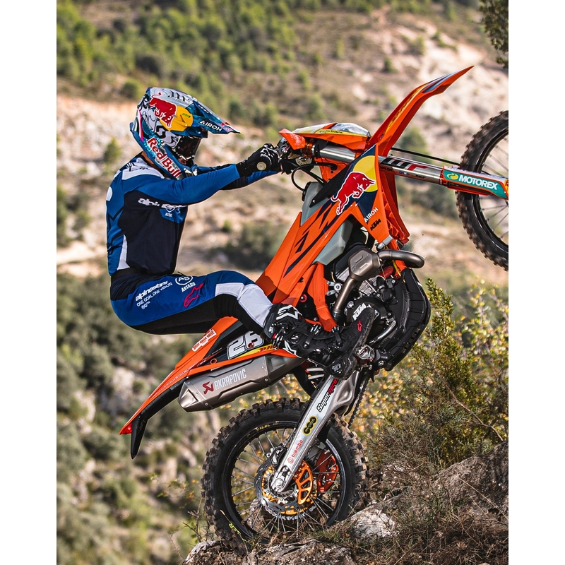 Maglia motocross Alpinestars PRO-Dura blu-bianca