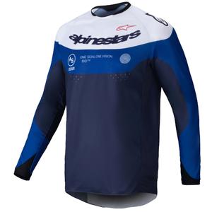 Maglia motocross Alpinestars PRO-Dura blu-bianca