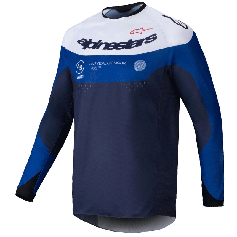 Maglia motocross Alpinestars PRO-Dura blu-bianca