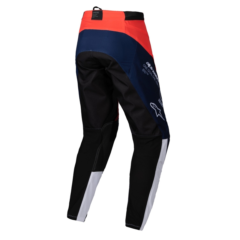 Pantaloni motocross Alpinestars PRO-Dura blu-arancio-bianco