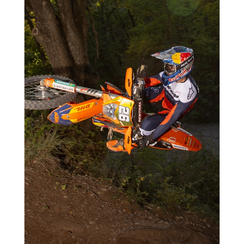 Pantaloni motocross Alpinestars PRO-Dura blu-arancio-bianco