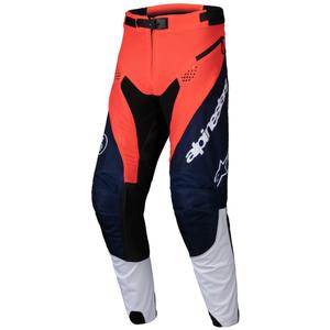 Pantaloni motocross Alpinestars PRO-Dura blu-arancio-bianco