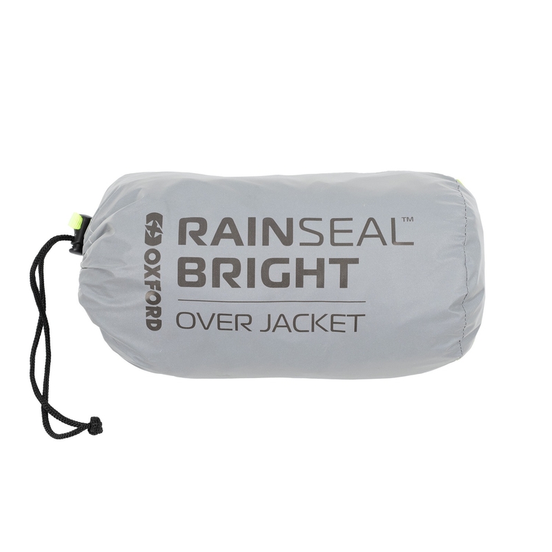Giacca impermeabile Oxford Rain Seal di colore grigio riflettente