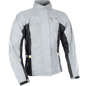 Giacca impermeabile Oxford Rain Seal di colore grigio riflettente