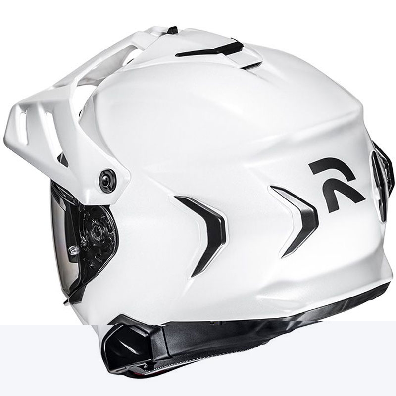 Casco moto enduro HJC RPHA 60 Solid bianco perla