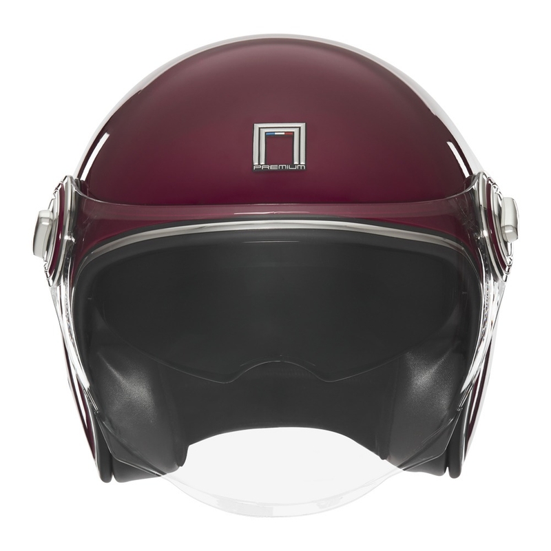 Casco moto aperto NOX PREMIUM Heritage bordeaux