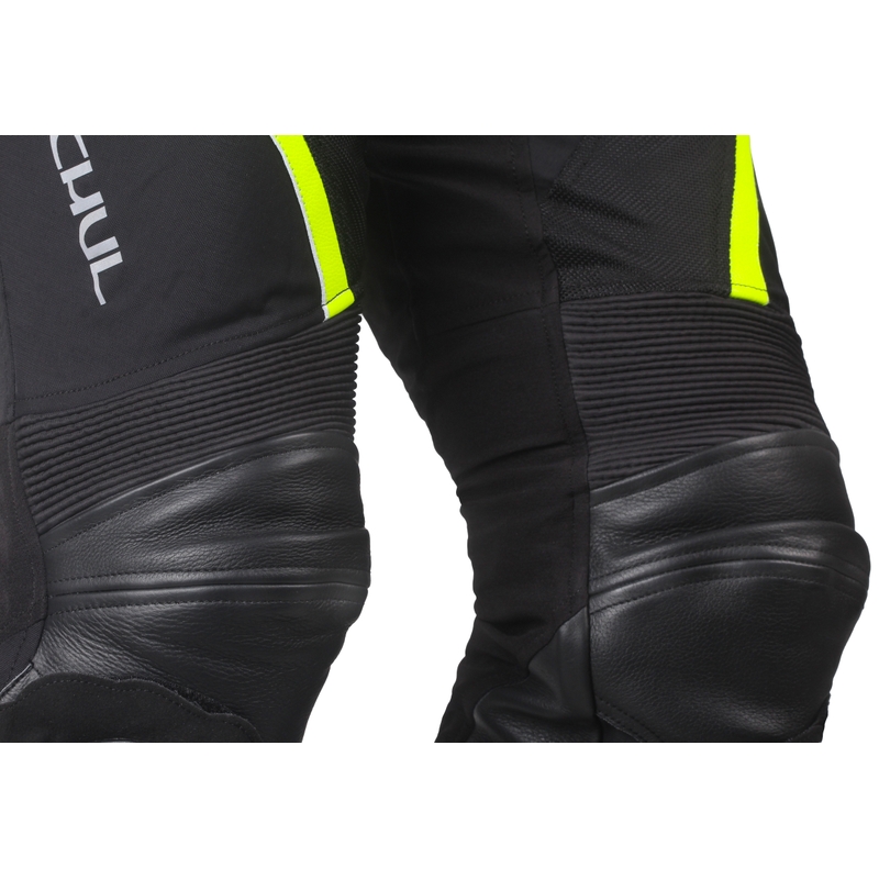 Pánské kalhoty Tschul 875 černo-fluo žluté