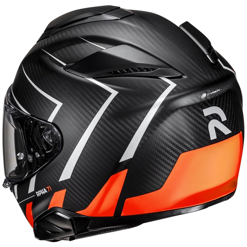 Casco integrale da moto HJC RPHA 71 CARBON Cano MC6HSF nero-arancione