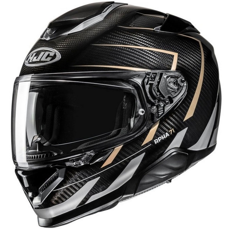 Casco integrale da moto HJC RPHA 71 CARBON Cano MC9 nero-grigio-beige