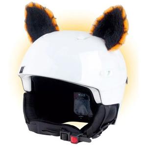 Crazy Ears Orecchie da casco arancione da gatto