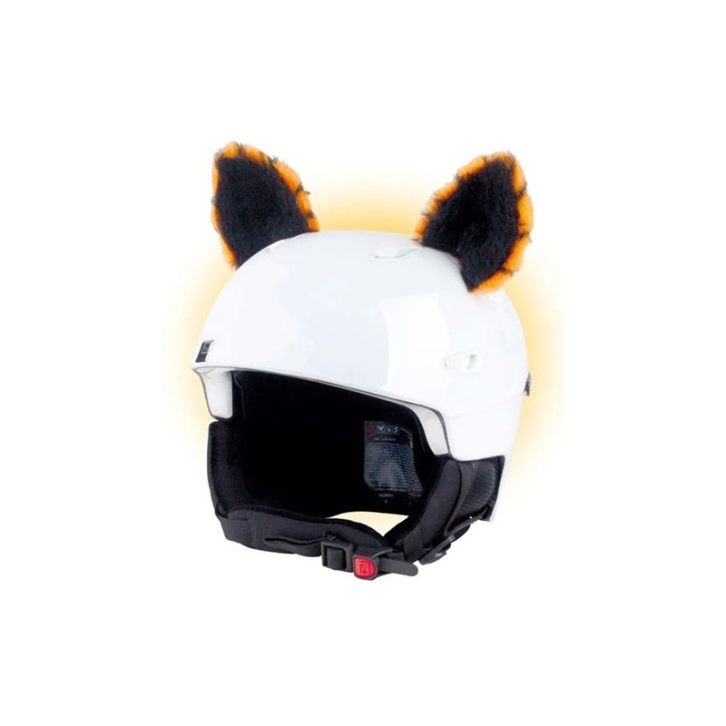 Crazy Ears Orecchie da casco arancione da gatto
