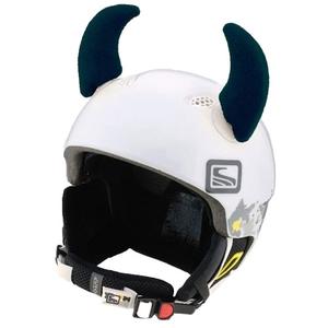Orecchie da casco Crazy Ears Corna grandi nere