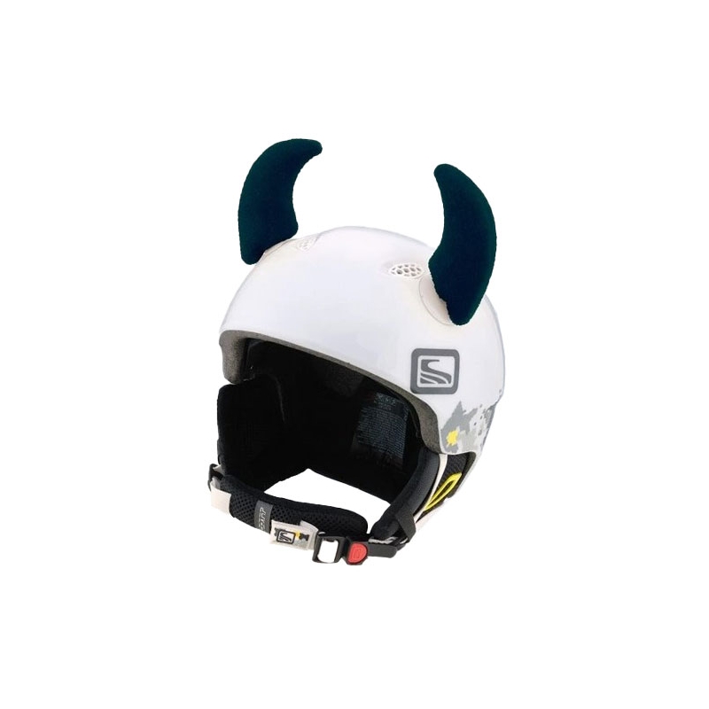 Orecchie da casco Crazy Ears Corna grandi nere