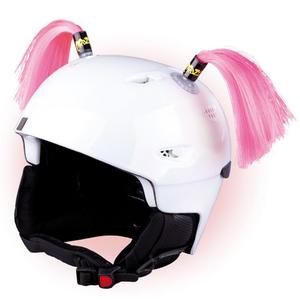 Orecchie a casco Crazy Ears Coda di cavallo rosa