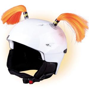 Orecchie a casco Crazy Ears Coda di cavallo arancione