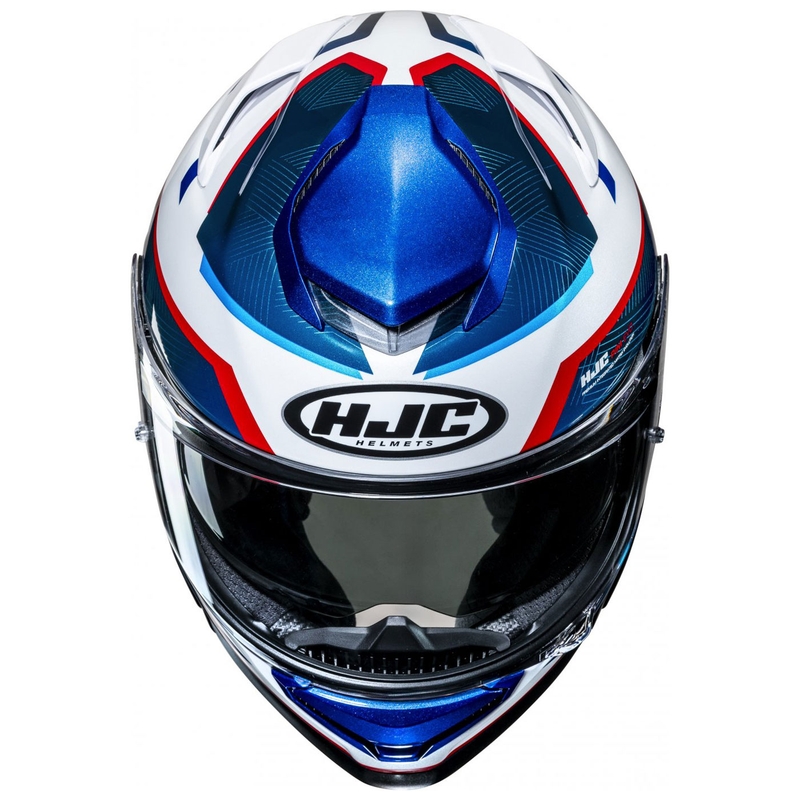 Casco moto integrale HJC RPHA 71 Ellon MC21 bianco-blu-rosso