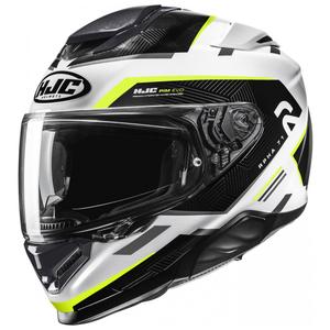 Casco Moto Integrale HJC RPHA 71 Ellon MC3H Bianco-Nero-Giallo Fluo