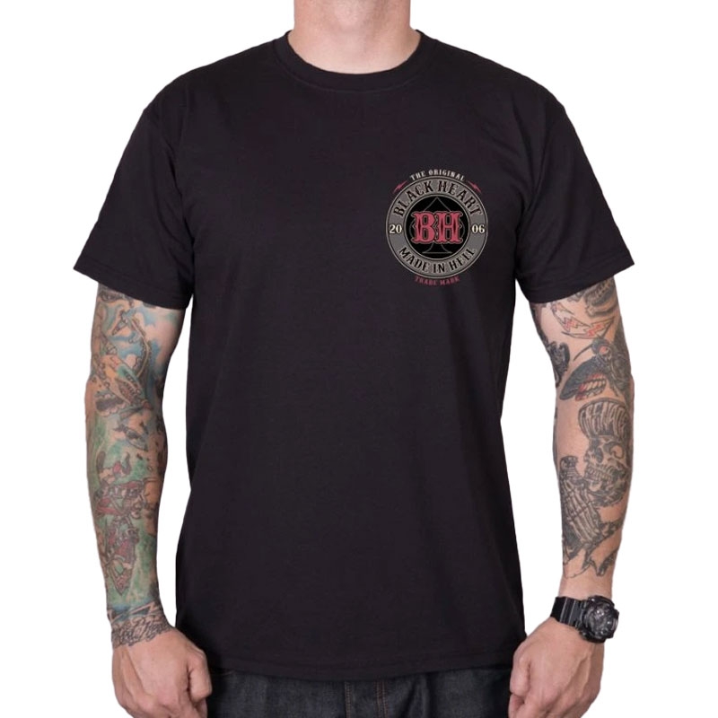 T-shirt Cuore Nero Ember nera