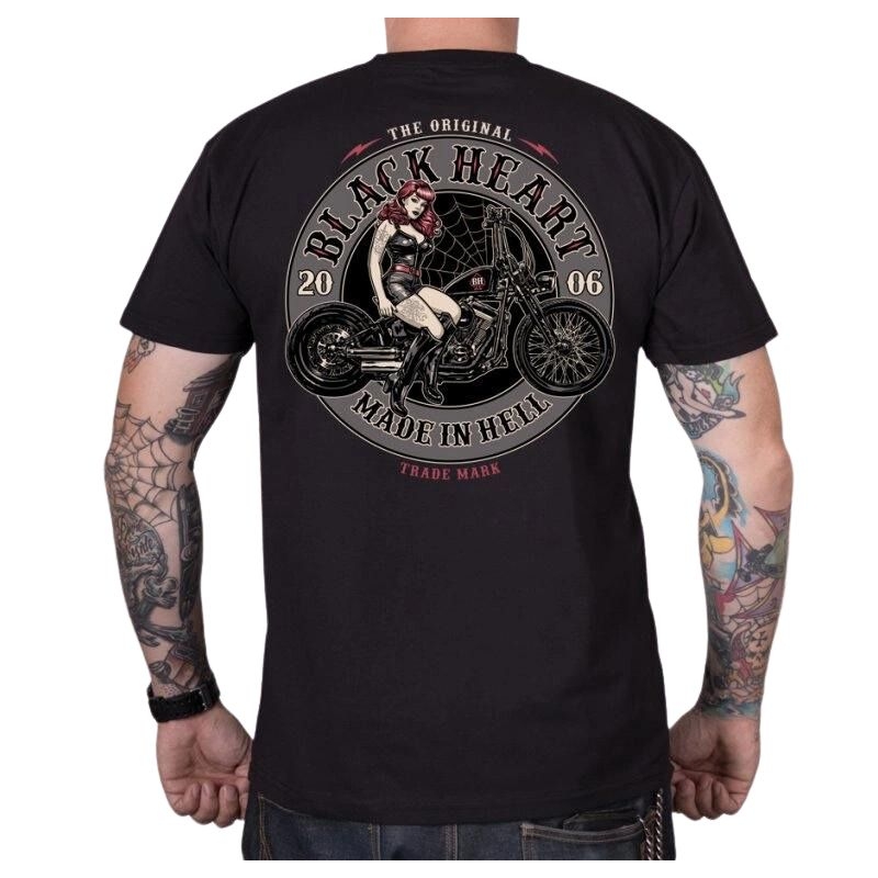 T-shirt Cuore Nero Ember nera