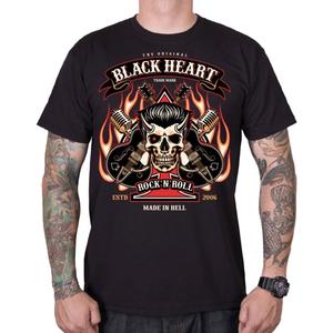 T-shirt Black Heart HillBilly Boy nera