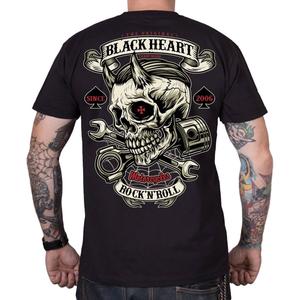 T-shirt Cuore Nero Liberty nera