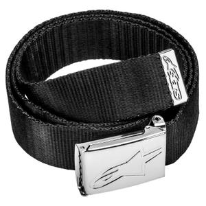Cintura Alpinestars Ageless Web nera con fibbia cromata