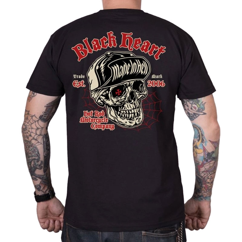 T-shirt Black Heart Gravity nera