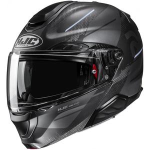 Casco moto apribile HJC RPHA 91 Blat MC5SF nero