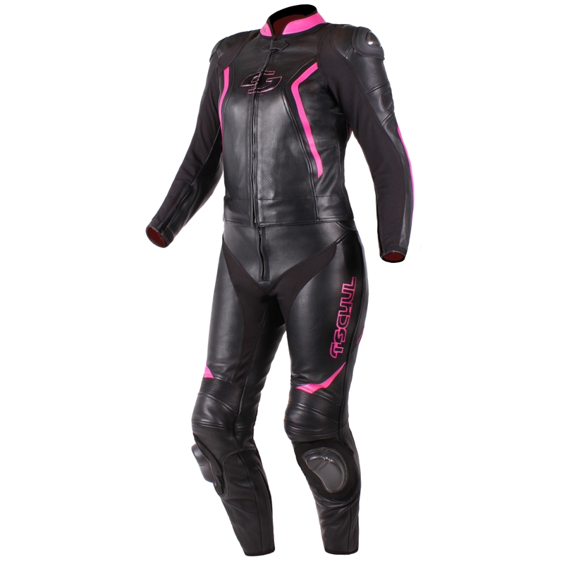Tuta Tschul donna 536 nero e rosa Saldi