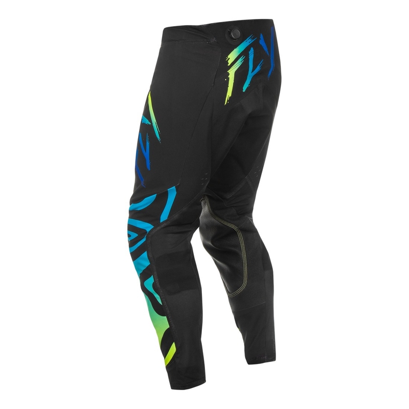 Pantaloni motocross FLY Racing Evolution nero-blu-giallo fluo