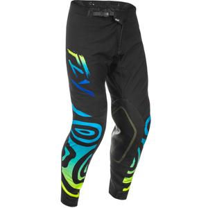 Pantaloni motocross FLY Racing Evolution nero-blu-giallo fluo
