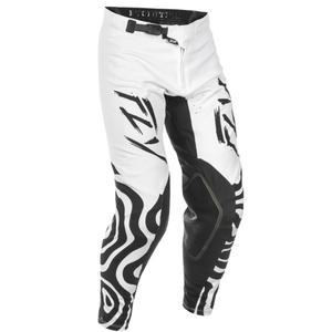 Pantaloni motocross FLY Racing Evolution bianco-nero