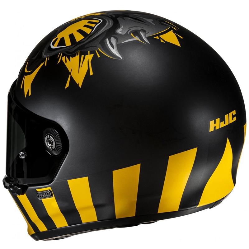 Casco moto integrale HJC V10 Crania MC3SF nero-giallo