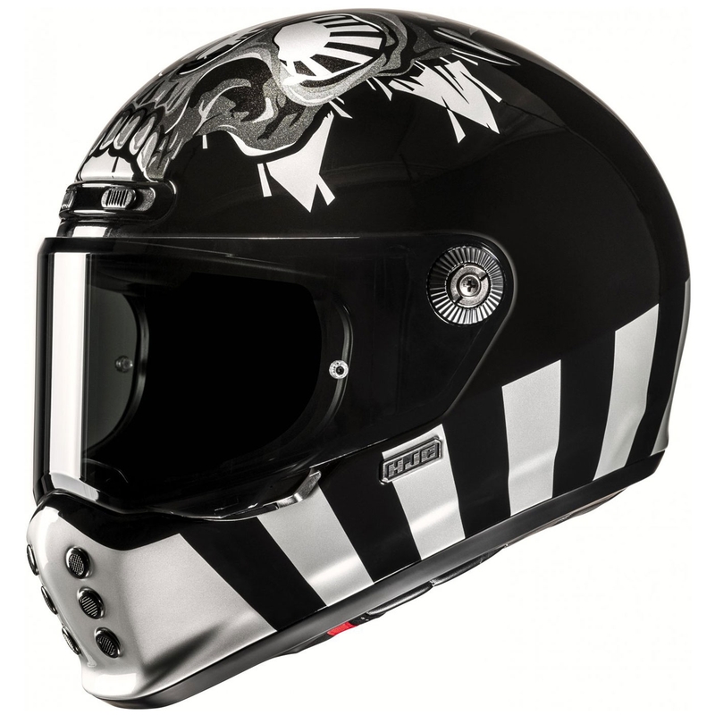 Casco moto integrale HJC V10 Crania MC5 nero-grigio