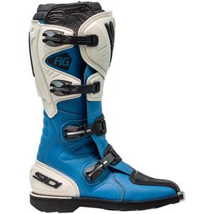 Stivali motocross SiDi Agueda blu-beige