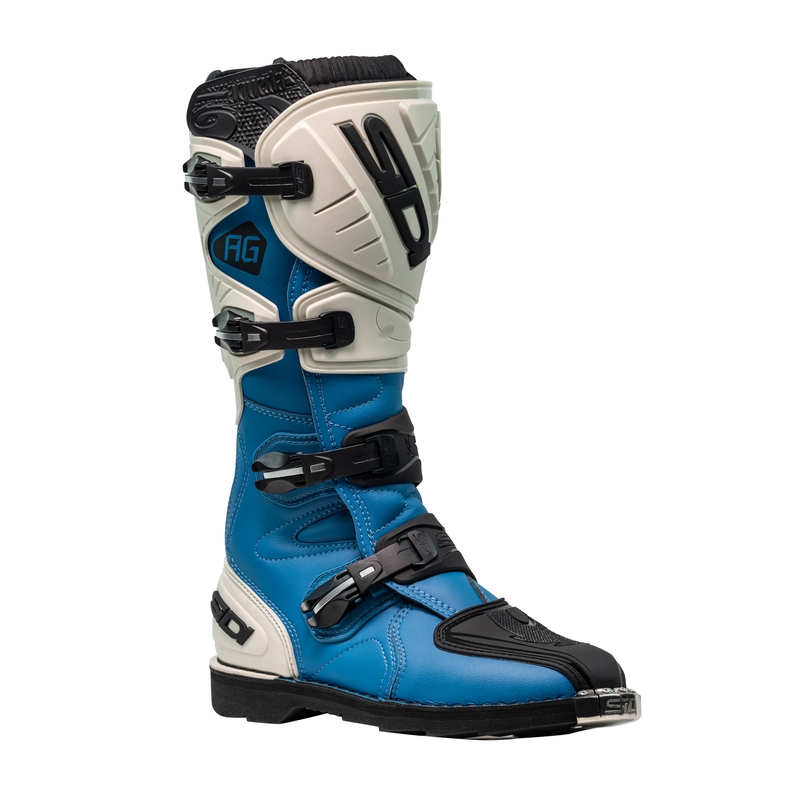 Stivali motocross SiDi Agueda blu-beige