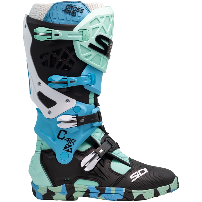 Stivali moto SiDi Crossair X nero-turchese